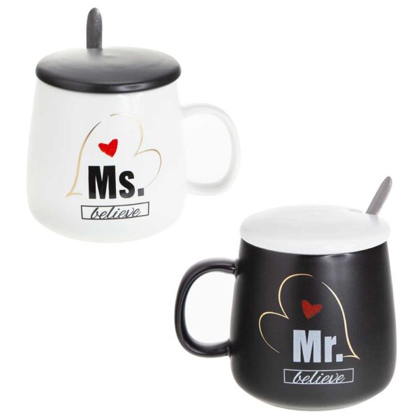 Комплект 2 чаши- Mr.&Ms.