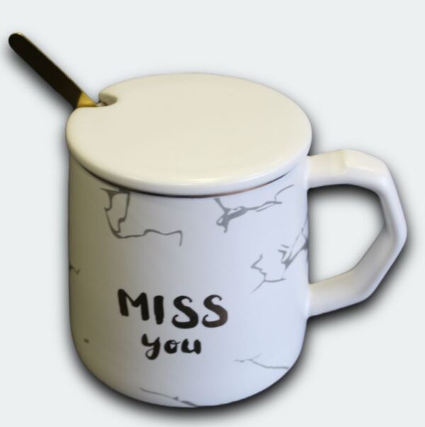 Чаша с капаче и лъжичка – Miss You